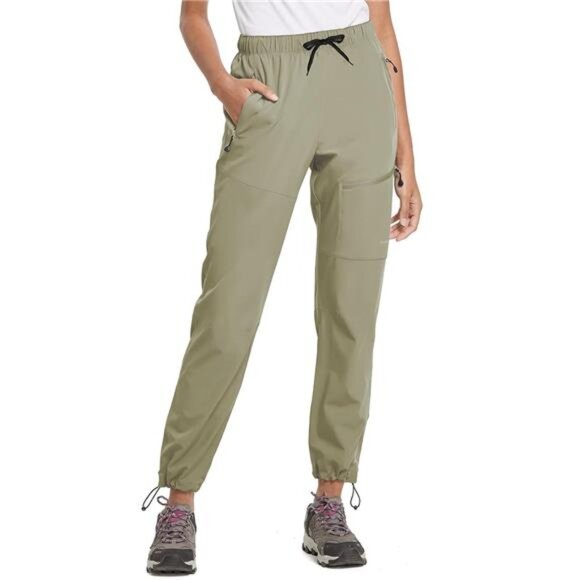 Women´s Quick-Dry Hiking Pants with Elastic Waist